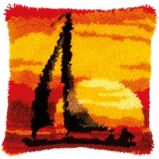 Smyrna knoopkussen Zonsondergang