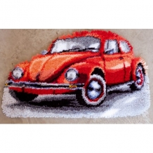 Smyrna knooptapijt VW Kever