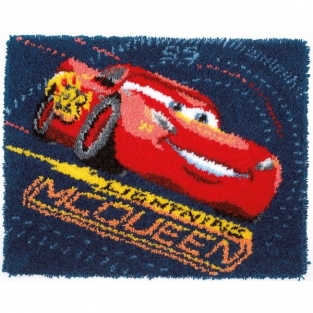 Smyrna knooptapijt Cars: Lightning McQueen