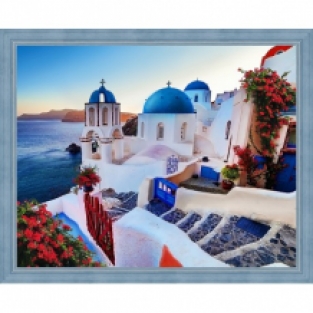 Diamond Painting Santorini